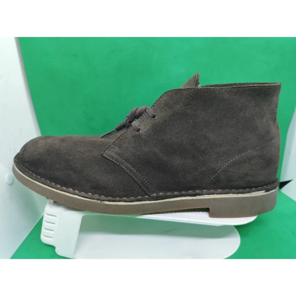 Clarks Bushacre 2 Chukka Brown Suede Leather Chukka Boots Lace Up Men Size 13 M